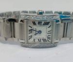 Cartier Tank Francaise Diamond Bezel Ladies Replica Watch